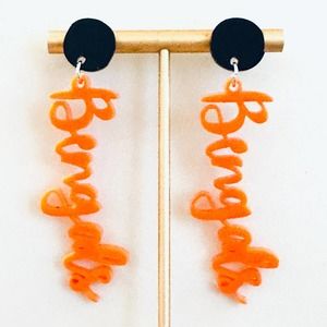 Cincinnati Bengals Acrylic Earrings